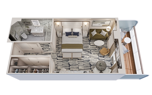 MyCruise Oceania-Cruises Oceania-Marina Kahytter Suite PH1,PH2,PH34