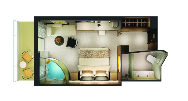 MyCruise Norwegian-Cruise-Line Breakaway Kahytter Suite HI3