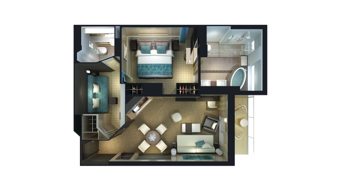 MyCruise Norwegian-Cruise-Line Breakaway Kahytter Suite H64