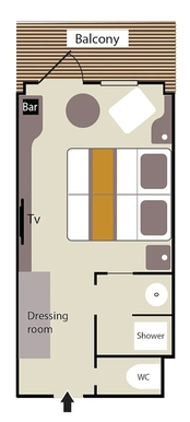 MyCruise Ponant L-Austral Kahytter Balkon DEL4