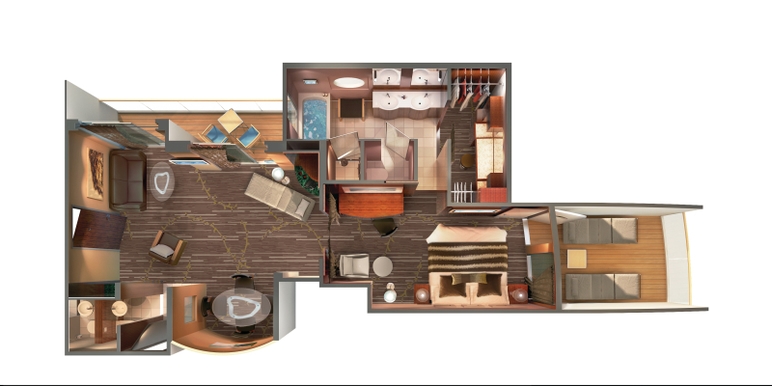 MyCruise Norwegian-Cruise-Line Gem Kahytter Suite H3,H42