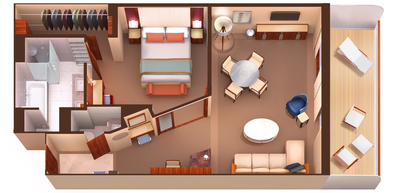 MyCruise Seabourn-Cruise-Line Seabourn-Ovation Kahytter Suite O1,O2 2