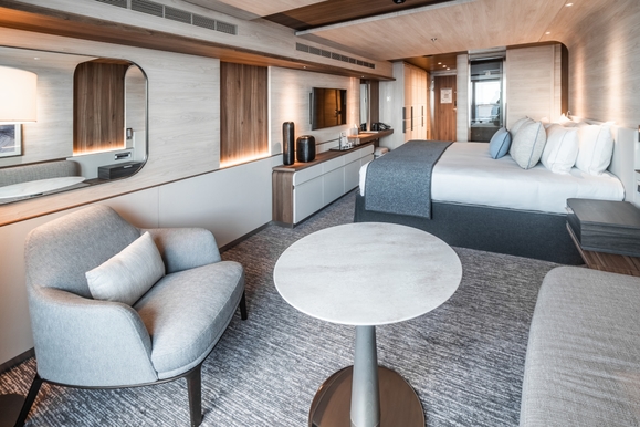 MyCruise Ponant Le-Commandant-Charcot Kahytter Suite PV6,PV7,PV82