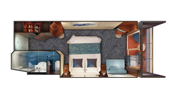 MyCruise Norwegian-Cruise-Line Gem Kahytter Balkon BX2