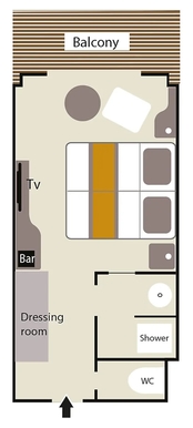 MyCruise Ponant L-Austral Kahytter Balkon PR4,PR5,PR63