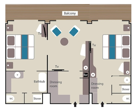 MyCruise Ponant Le-Lyrial Kahytter Suite GPV3