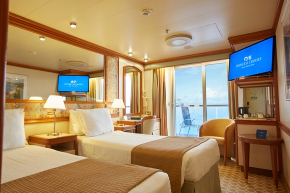 MyCruise Princess-Cruises DIAMOND Kahytter Balkon BX1