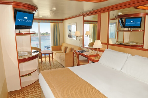 MyCruise Princess-Cruises CORAL Kahytter Suite MX1