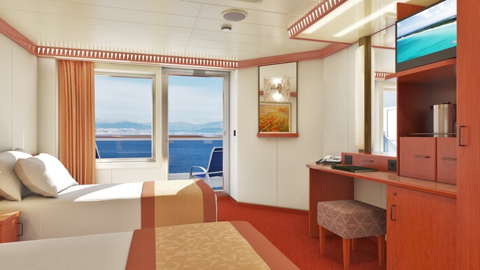 MyCruise Carnival Splendor Kahytter Balkon BX2