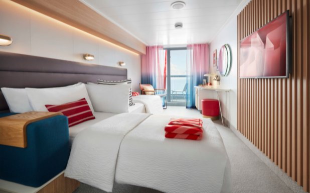MyCruise Virgin-Voyages Scarlet-Lady Kahytter Balkon BX1