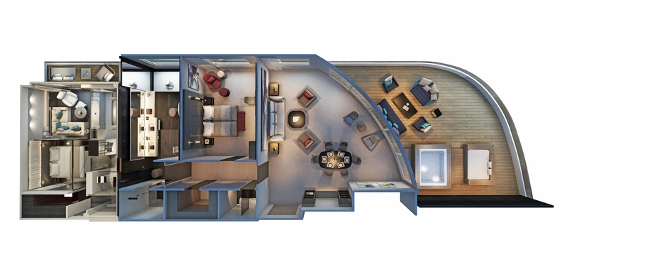 MyCruise Scenic Scenic-Eclipse Kahytter Suite OT7