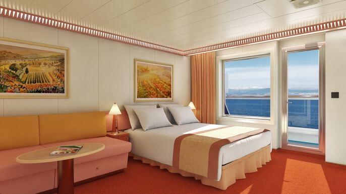 MyCruise Carnival Freedom Kahytter Balkon 9X1