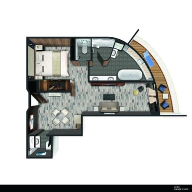 MyCruise Norwegian-Cruise-Line Spirit Kahytter Suite SB4