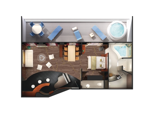 MyCruise Norwegian-Cruise-Line Pride-of-America Kahytter Suite S55