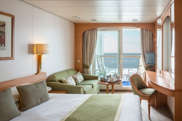 MyCruise P&O-Cruises Aurora Kahytter Balkon QF1