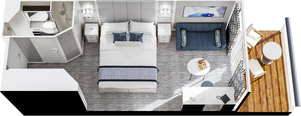 MyCruise Oceania-Cruises Oceania-Insignia Kahytter Balkon B1,B22