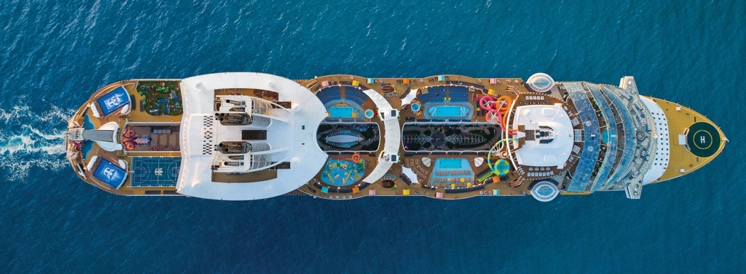 MyCruise Royal-Caribbean-Cruise-Line Oasis-of-the-Seas Offentlige-arealer Luftfoto5