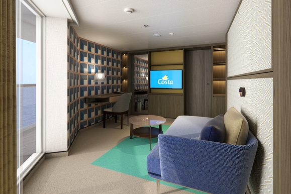MyCruise Costa-Cruises Smeralda Kahytter Suite GS2