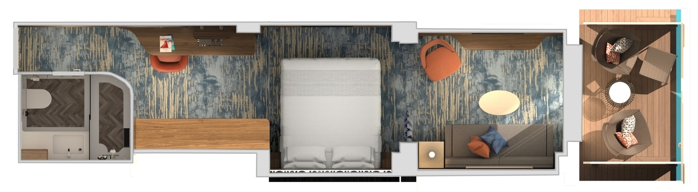 MyCruise Carnival Jubilee Kahytter Suite OS,OT4