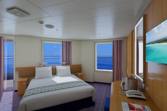 MyCruise Carnival Sunrise Kahytter Balkon 9C1