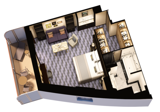 MyCruise Cunard Queen-Anne Kahytter Suite Q63
