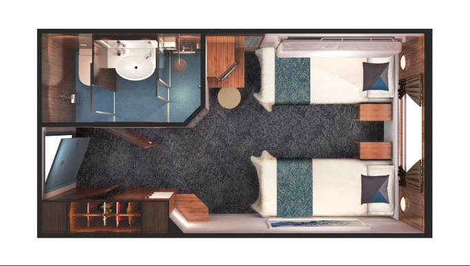 MyCruise Norwegian-Cruise-Line Gem Kahytter Udvendig O4,OA,OB2