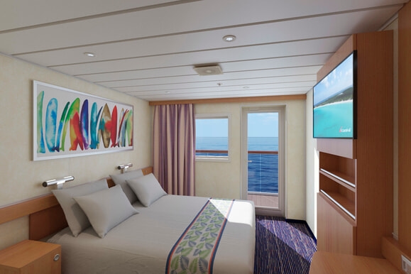 MyCruise Carnival Paradise Kahytter Balkon 8A1