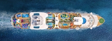 MyCruise Royal-Caribbean-Cruise-Line Utopia-of-the-Seas Offentlige-arealer Luftfoto1