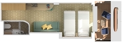 MyCruise Carnival Celebration Kahytter Balkon 7S2