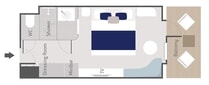 MyCruise Ponant Le-Dumont-d-Urville Kahytter Balkon DEL3