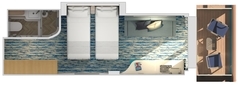 MyCruise Carnival Celebration Kahytter Balkon BXX3