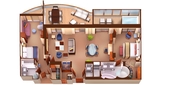 MyCruise Seabourn-Cruise-Line Seabourn-Ovation Kahytter Suite GRWG 5