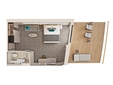 MyCruise Norwegian-Cruise-Line Aqua Kahytter Suite SL2