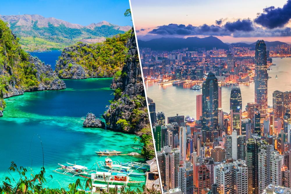 Southeast Asia fly & cruise package - incl. stays in Singapore and Hong Kong