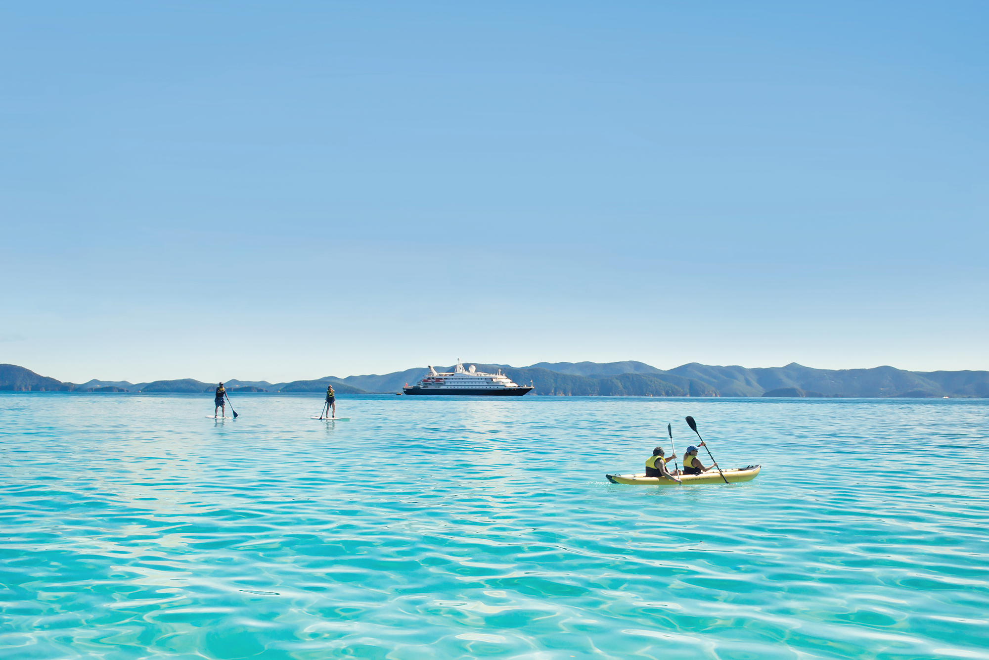 Caribien på luksusyascht