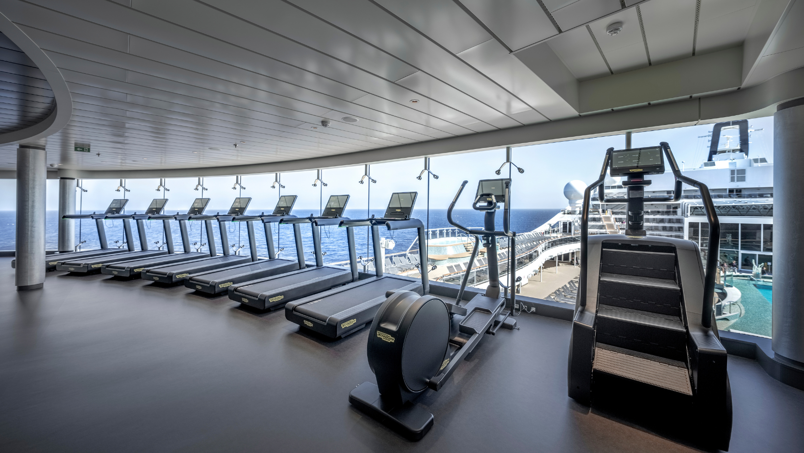 Fitnesscenter på krydstogtskib