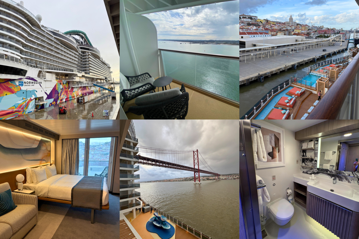 Balcony cabin and facilities on Norwegian Aqua