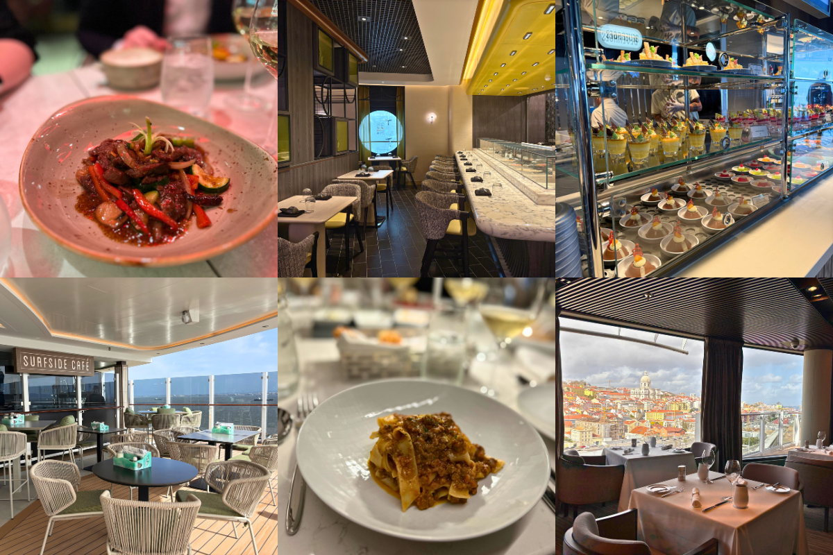 Food and restaurants on Norwegian Aqua