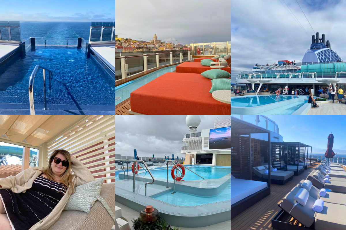 Pool areas on Norwegian Aqua